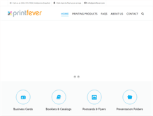 Tablet Screenshot of printfever.com